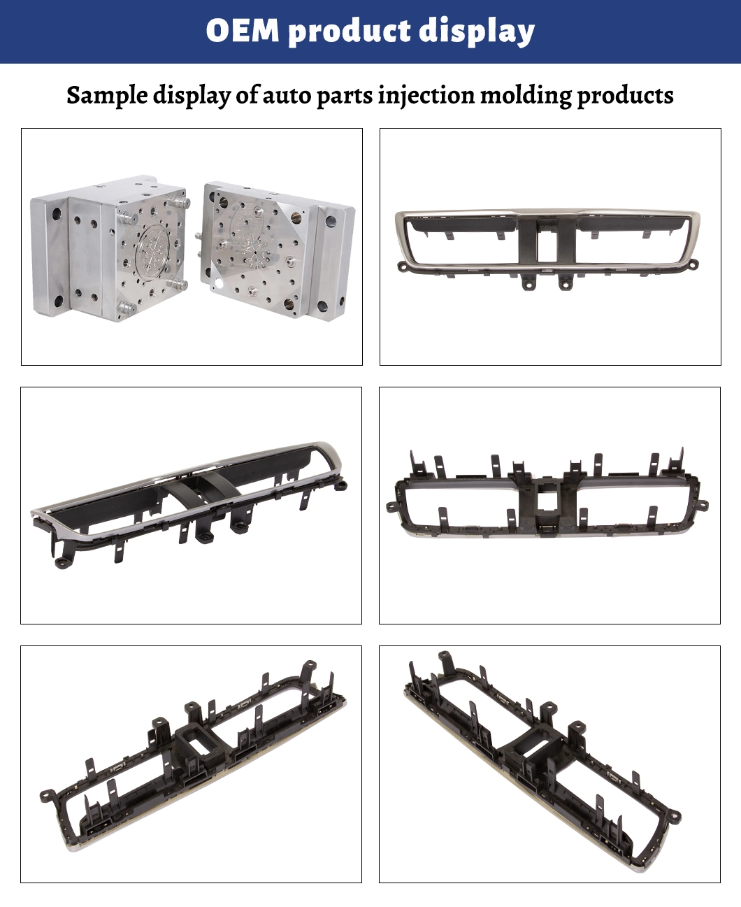 Custom High Quality Mould Maker Product Polycarbonate ABS Acrylic Plastic Injection Molding Parts Service